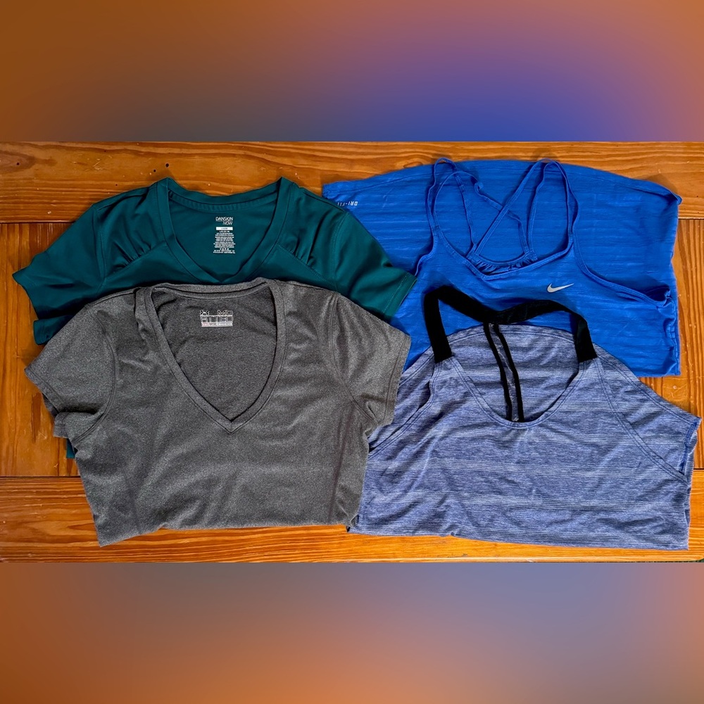 Running Shirts Assortment feat. Under Armour, NIKE, & Danskin